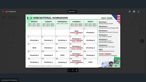 WSB National Workshops