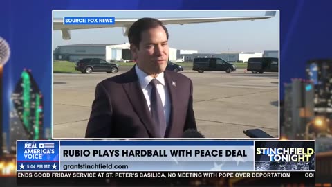 RUBIO PLAYS HARDBALL WITH RUSSIA PEACE DEAL