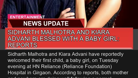 Sidharth Malhotra and Kiara Advani Blessed with a