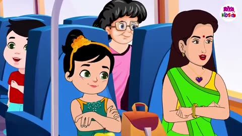 Wheels on the Bus 🥳 _ More Wheels On The Bus Songs _ Nursery Rhymes For Kids _ Riya Kids Tv