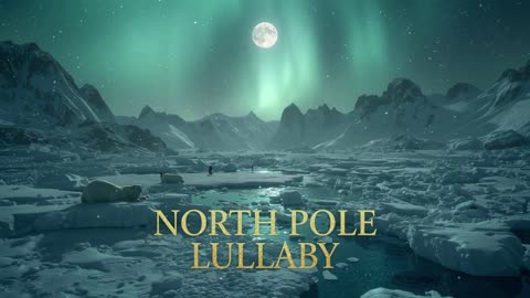 ✨ North Pole Lullaby – Peaceful Christmas Sleep Music for Kids | Gentle Winter Lullaby ❄️