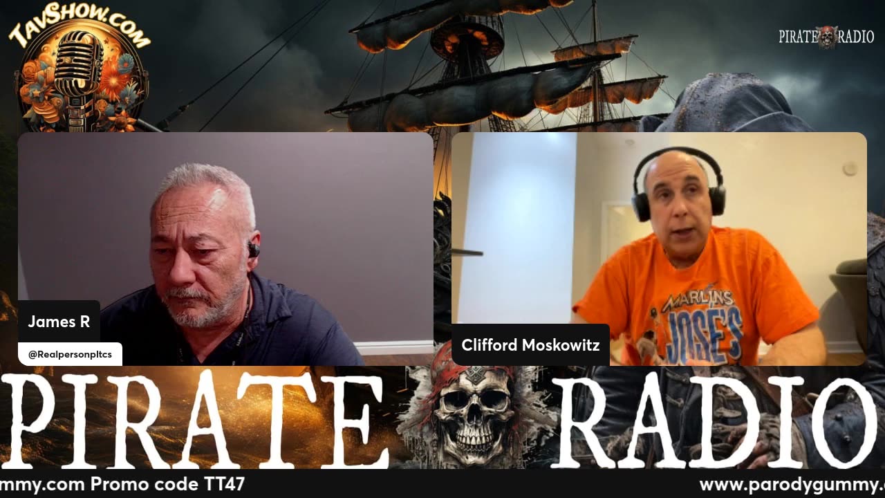 08/04/25 Pirate Radio Monday w/Off The Cliff!!! ParodyGummy.com / PROMO TT47