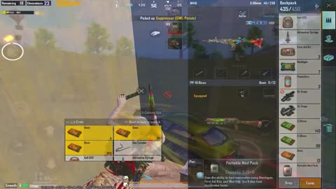PubG Game Play. Killing 100 in 20 mins