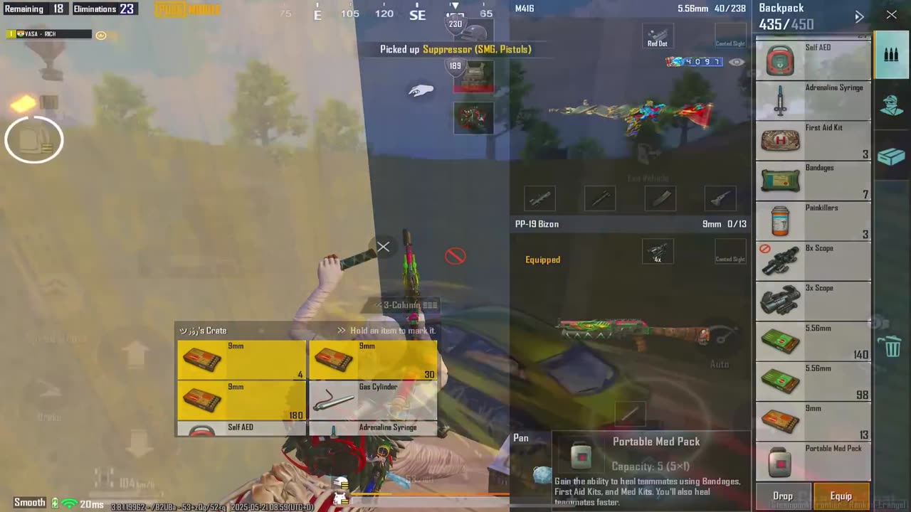 PubG Game Play. Killing 100 in 20 mins