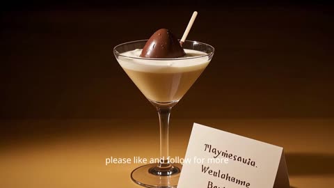 Baileys and cream Easter egg cocktail