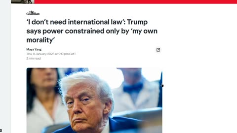 Donald Trump is above the law