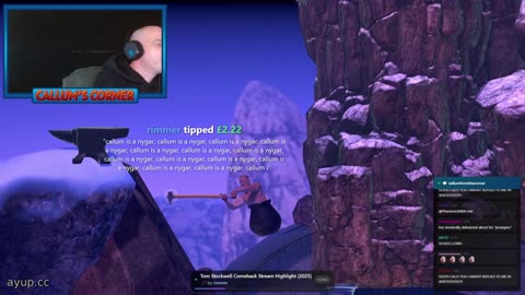 ayupcc - Callum's Corner - 05/12/25 - Competing Getting Over It Day 6