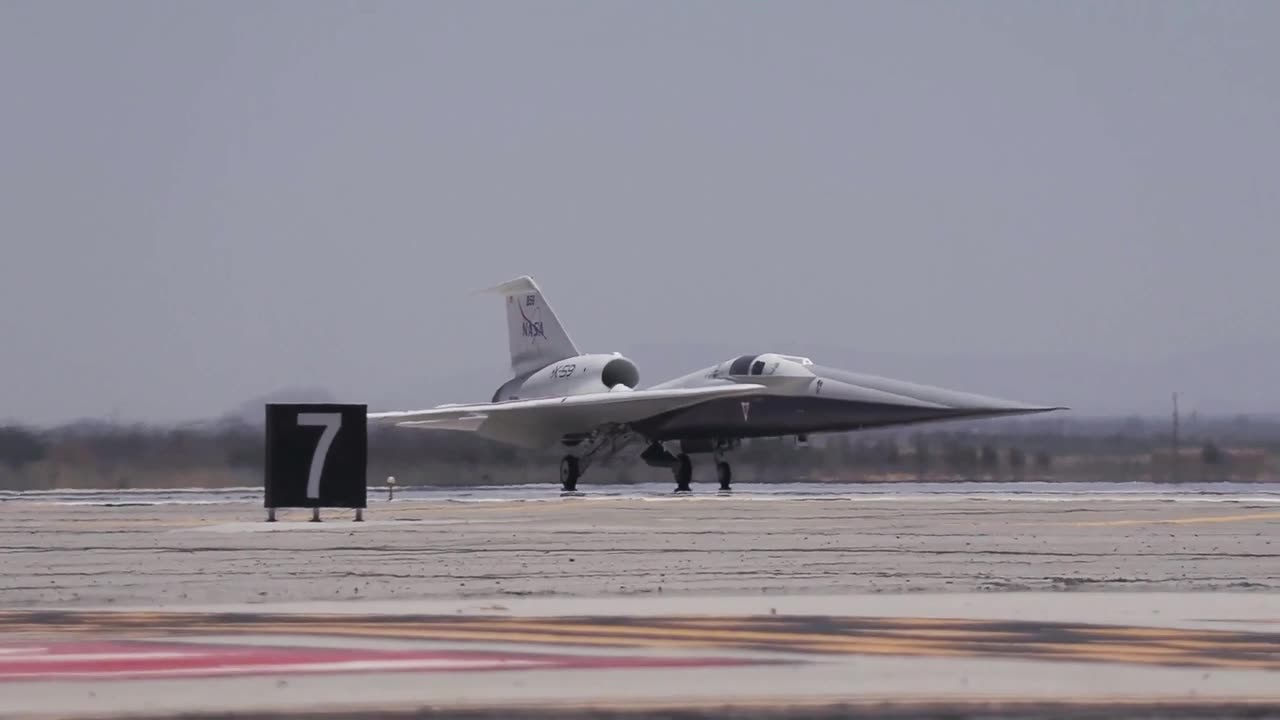 NASA’s X-59 Just Did Something HUGE! First Taxi Tests for Quiet Supersonic Jet✈️