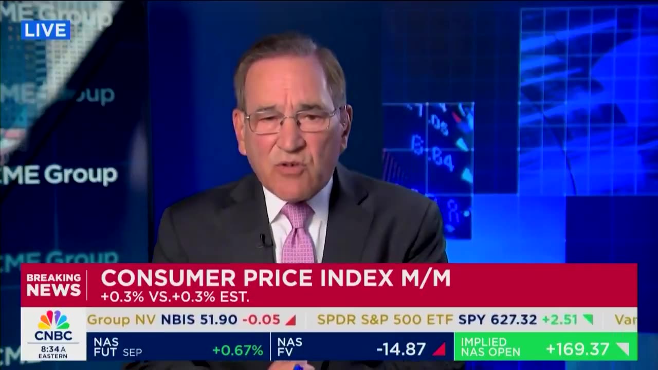 Rick Santelli said inflation is going to 'ebb and flow'