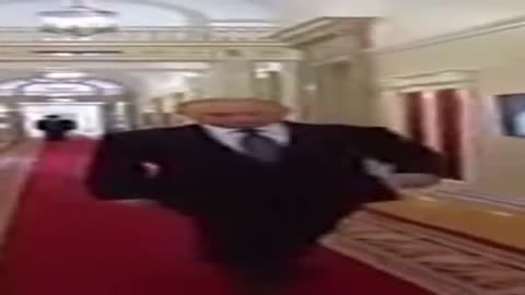 Wide Putin walking but he's always in frame (full version)