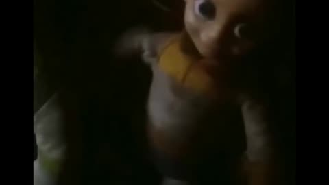 A child was happily playing with his toys when something strange happened...