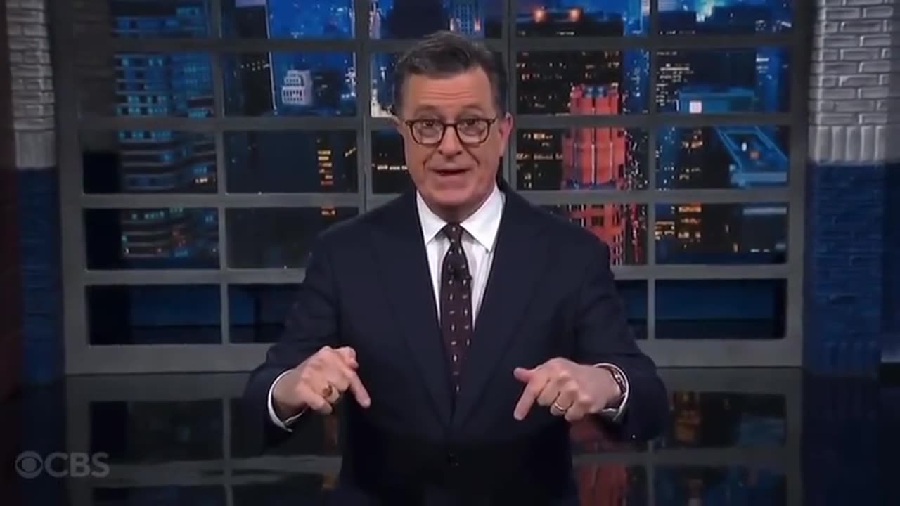 Stephen Colbert sui dazi di Trump