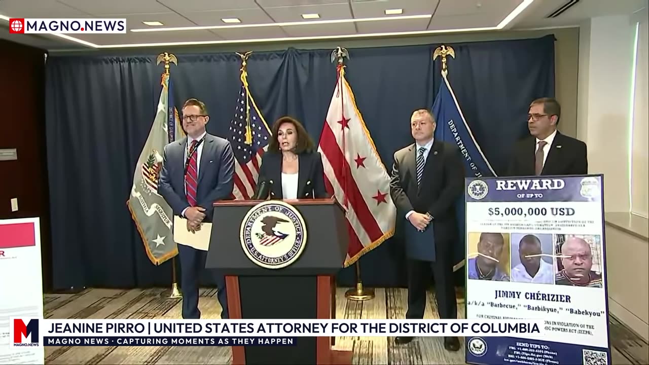 🇺🇸 Jeanine Pirro Announces Conspiracy Indictment for Jimmy “Barbecue” Cherizier [LIVE]