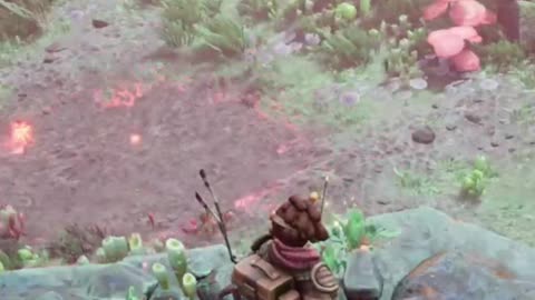 I cleaned up the dirt on an alien planet and everything blossomed) Beauty! #gunk #gaming #beauty