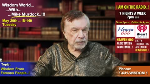 Re-Air: Wisdom World With Mike Murdock..!!!