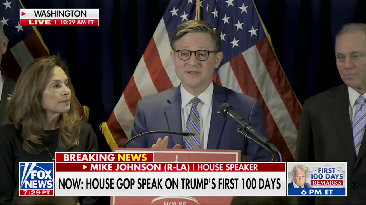 Mike Johnson on President Donald Trump’s first 100 days: "He is the most consequential American leader of the 21st Century, and that's an understatement"