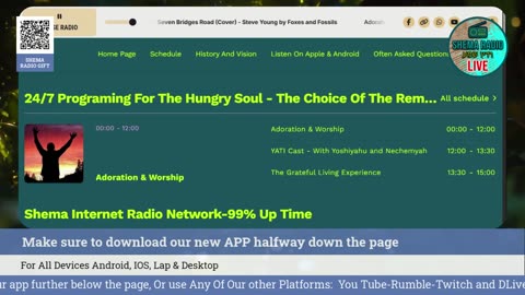 Shema Internet Radio Live Daily Stream