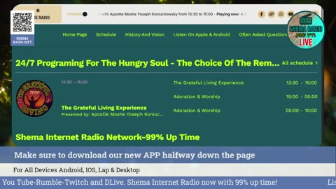 Shema Internet Radio Live Daily Stream