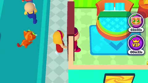 My Perfect Hotel with my short pet #androidgames #myperfecthotel #pet #cat