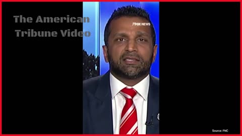 Kash Patel Says “Team of Accountability” Inside the FBI Is Helping Him Take Down the Deep State
