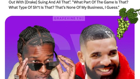 A$AP Rocky Slams Drake For Suing UMG Over Kendrick Lamar Beef: “What Part Of The Game Is That?”