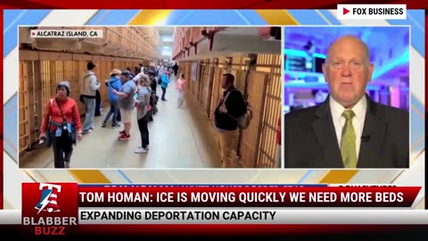 Tom Homan: ICE Is Moving Quickly We Need More Beds