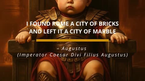 A Real Leader Builds What Time Can’t Destroy – Augustus | Inspiration, Quotes, Stoicism |