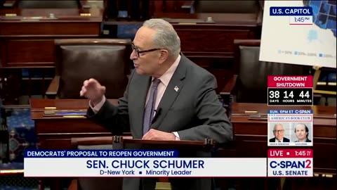 Chuck Schumer suddenly FLEES the Senate floor