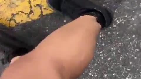 Filthy negros ejaculates on woman in store...they are some nasty MFers