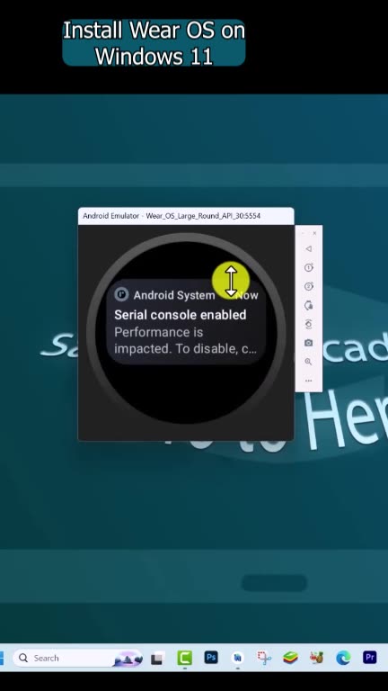 The BEST Way to SETUP Wear OS on Your PC in 2025 #shorts