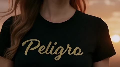 Golden hour, wild roads, and one word: Peligro. Would you wear it? #bikerenergy #peligrovibes