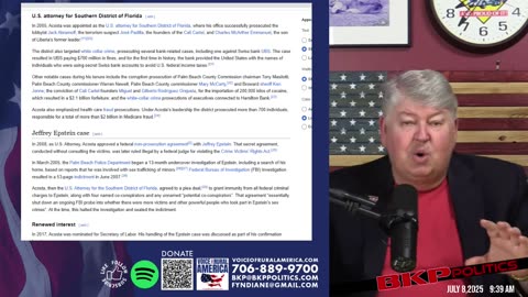 The Truth Behind Acosta, the Epstein Client List, and the Deep State!