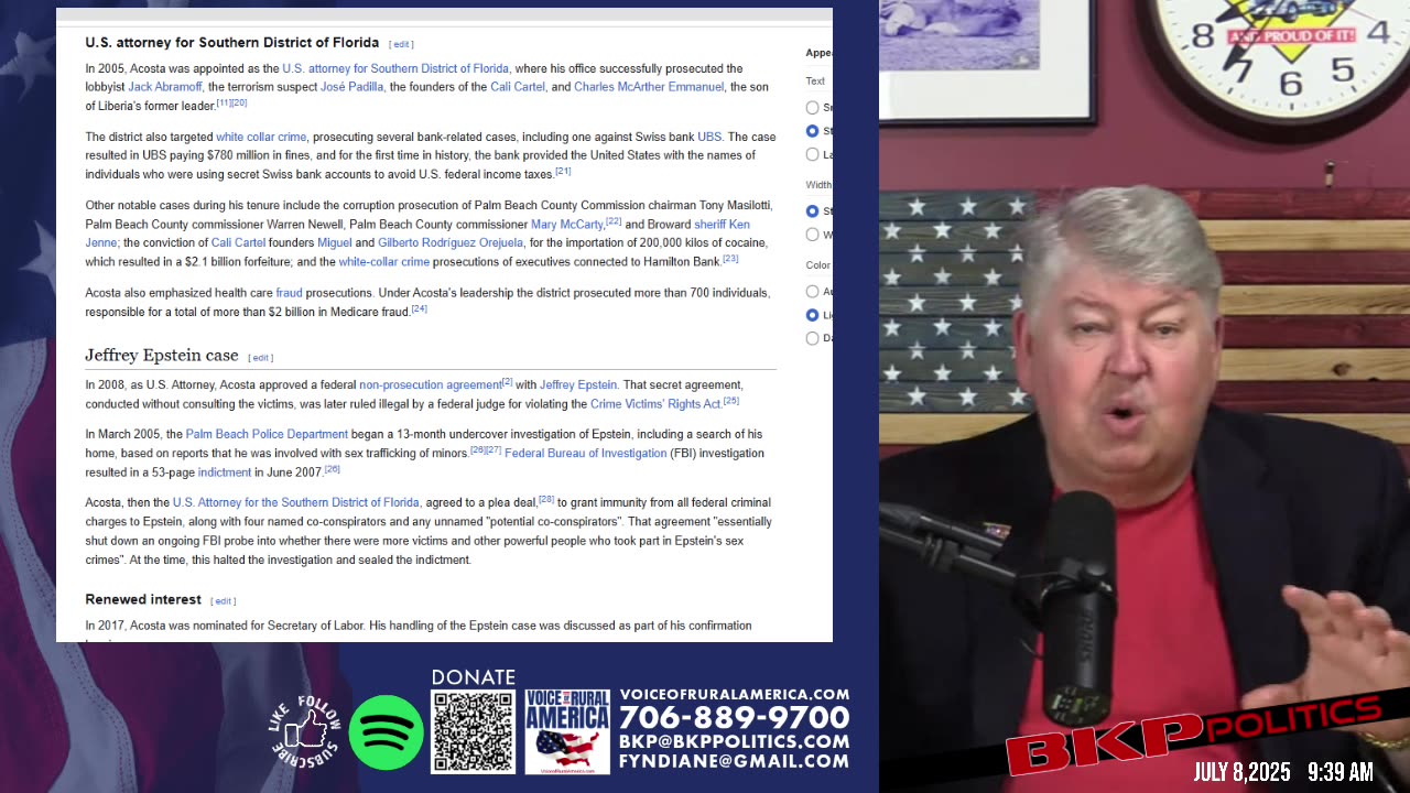 The Truth Behind Acosta, the Epstein Client List, and the Deep State!