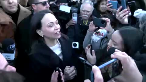 Machado says she presented Trump with her Nobel Peace Prize medal