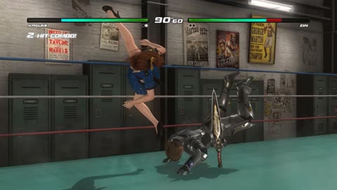 Dead or Alive 5 Last Round: Kasumi (costume 34) vs Ein - 4K