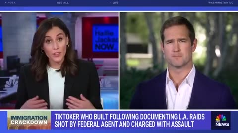 TikToker who built following documenting L.A. raids shot by federal agent