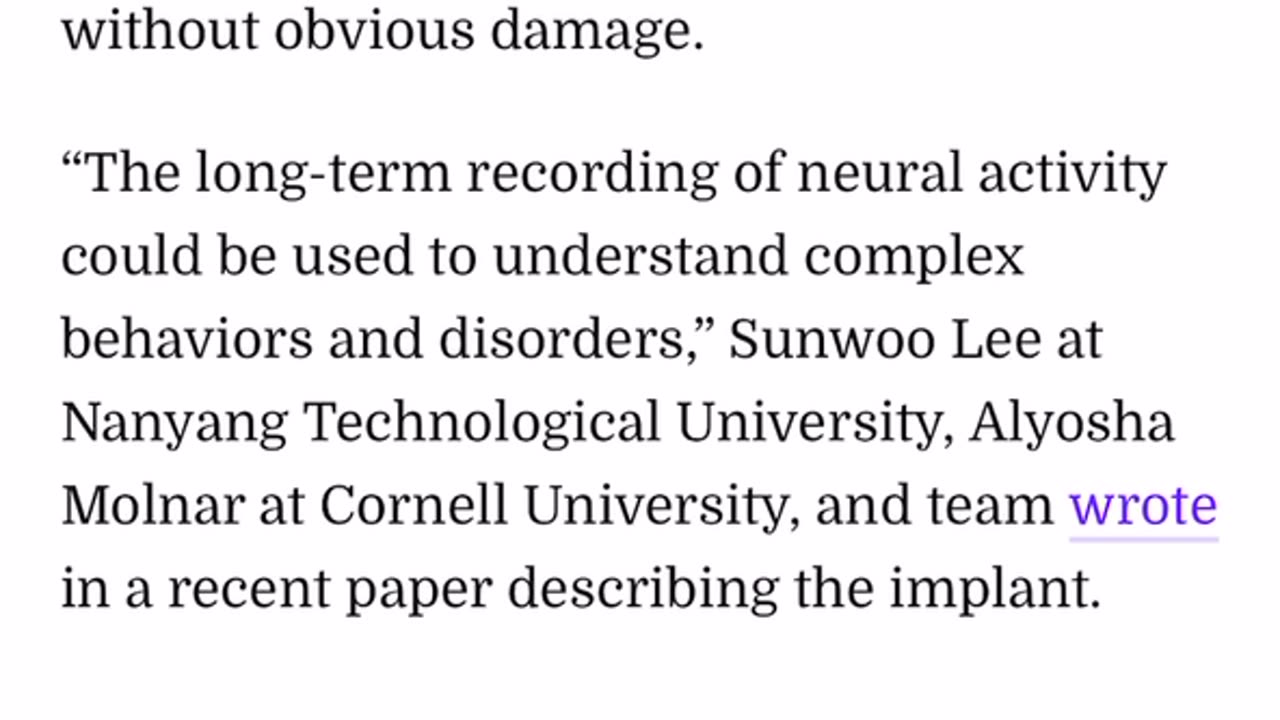 The Brain chip will give you cancer.