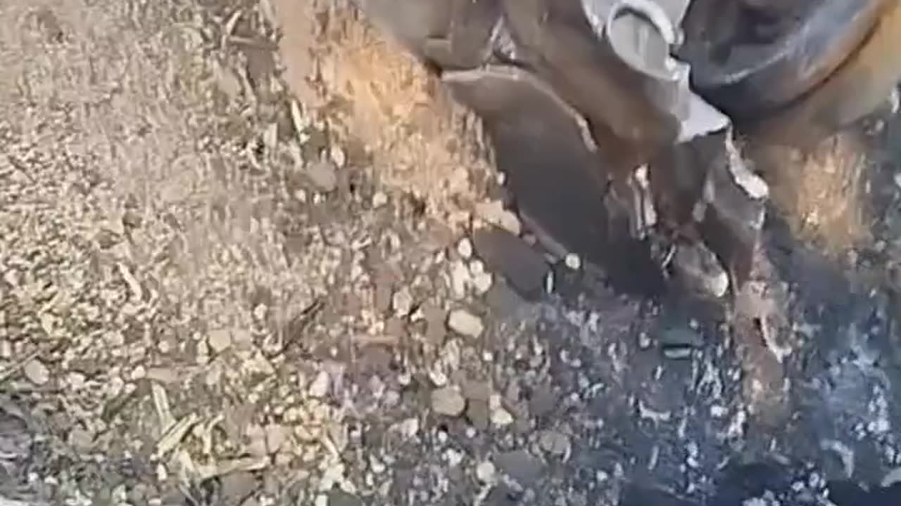 Footage from the enemy side