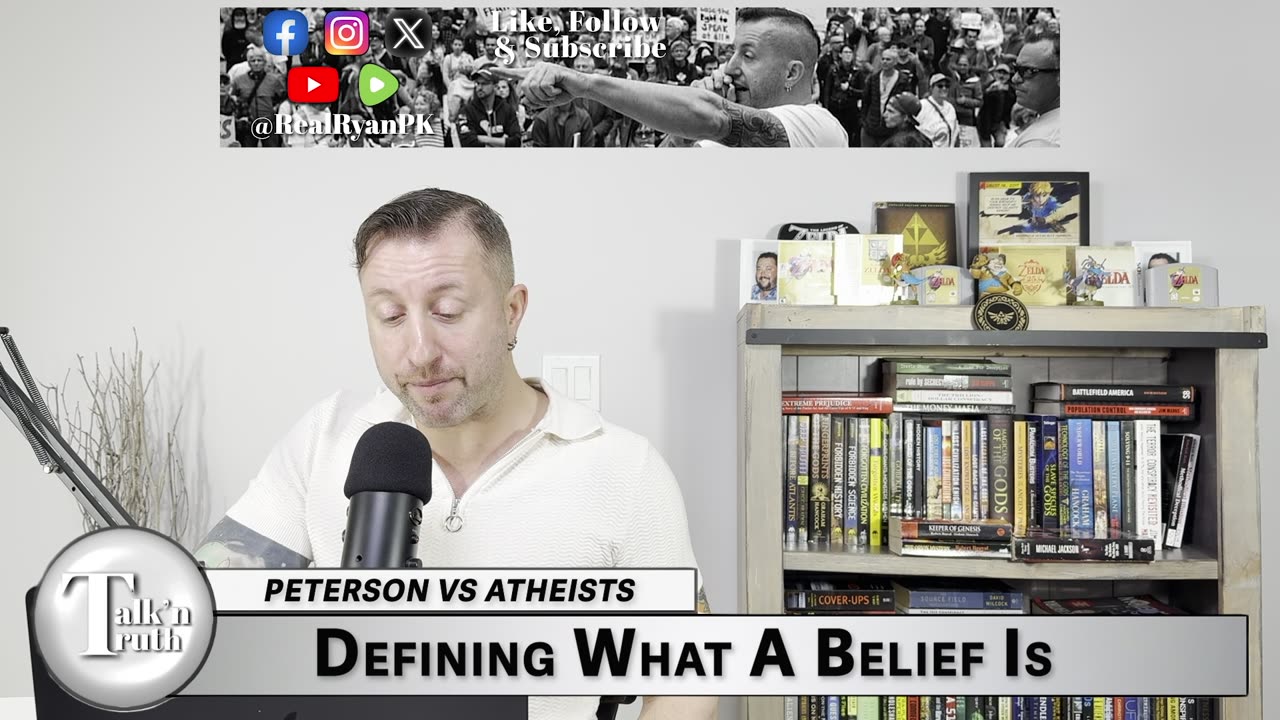 Peterson vs Atheists: Defining the Term "Belief"