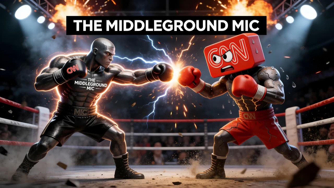 🥊 The Middle Ground Mic vs CNN — Round 1 + Round 2 + Victory