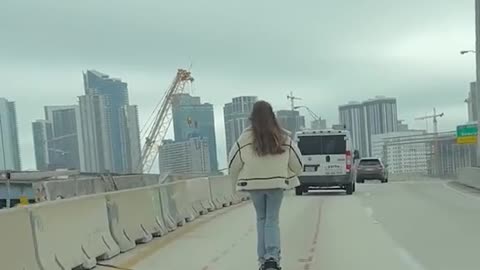 That scooter’s got more courage than horsepower