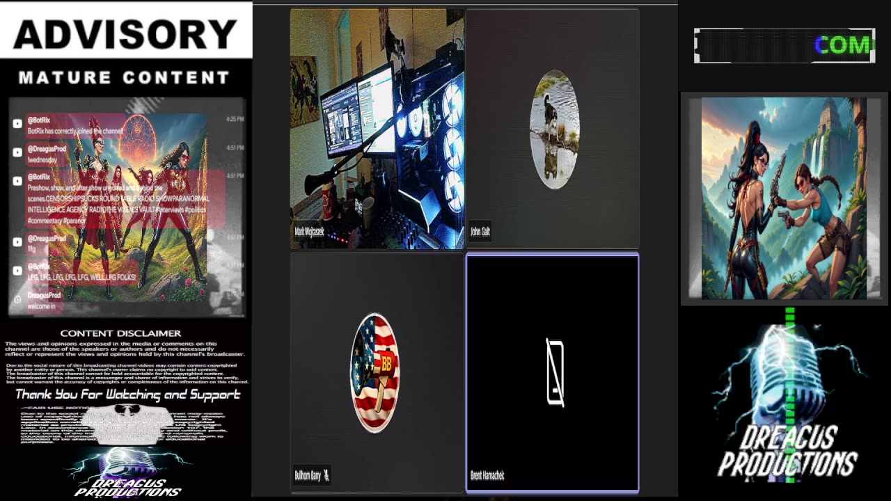 DREAGUS PRODUCTIONS WEDNESDAY SHOWS-10 DEC 25raw