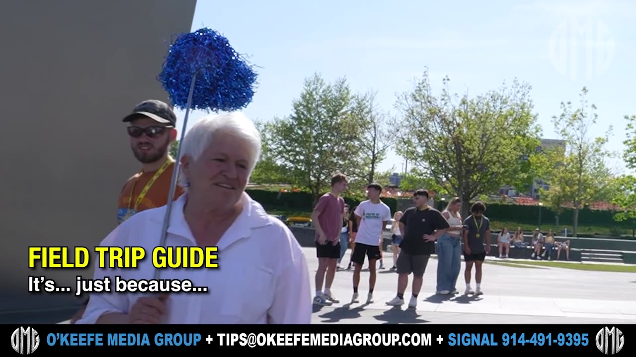 O'Keefe Faces Off with D.C. Chaperone Wielding a Pom-Pom Baton Over Hidden Camera Footage