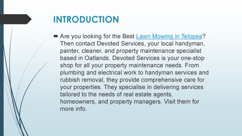Best Lawn Mowing in Telopea