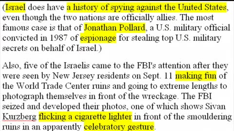 Why the Military Knows Israel did 9/11