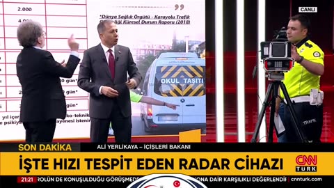 İçişleri Bakanı Ali Yerlikaya Yeni Nesil Yapay Zekalı Kameralı Radar Sistemini Tanıttı