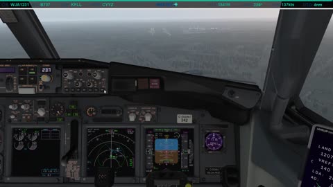Landing in Toronto (CYYZ)
