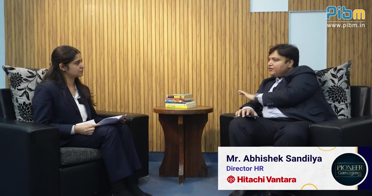 Mr. Abhishek Sandilya (Director HR, Hitachi Vantara) - Corporate Interaction @ PIBM Pune