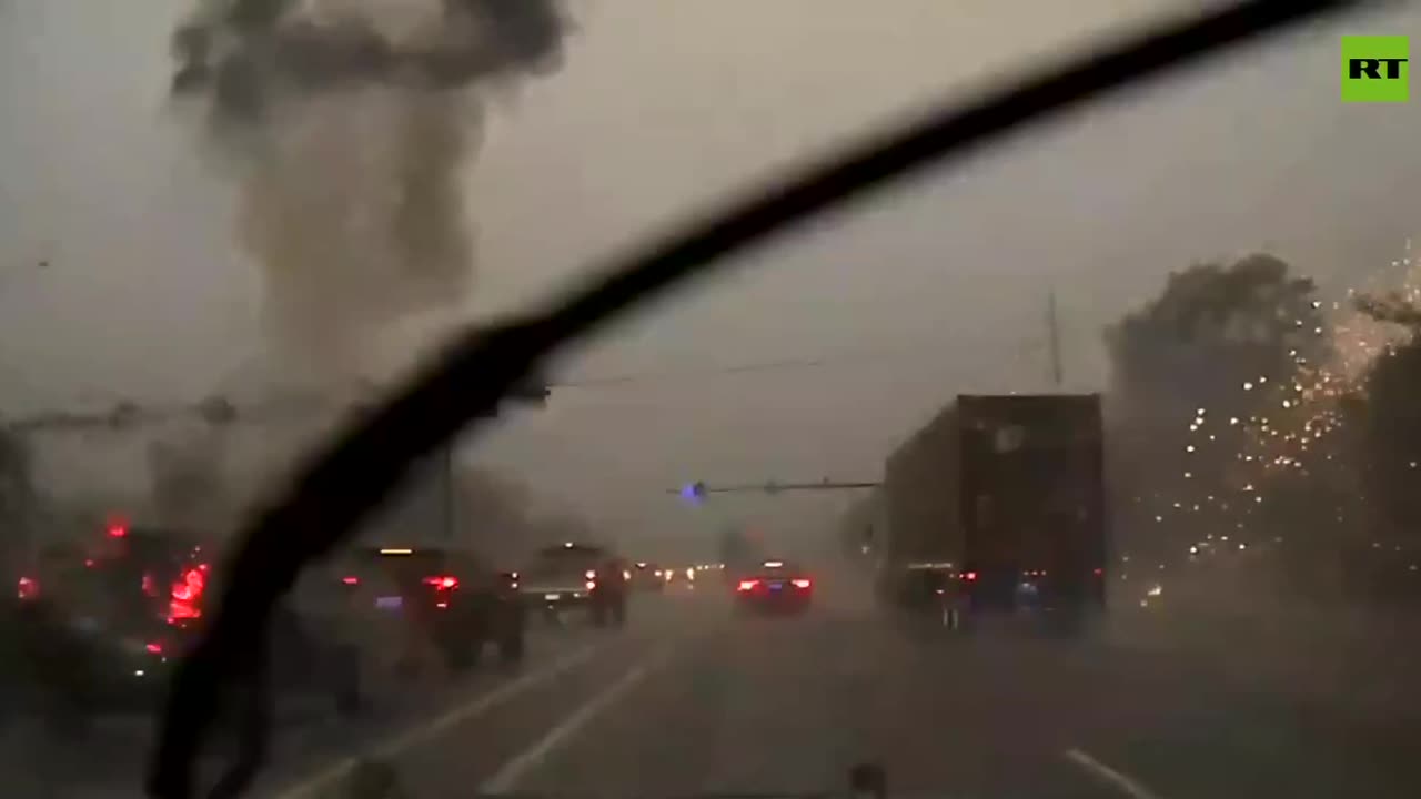 Lightning strike EXPLODES transformer