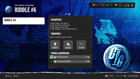 College Football 25 The Sphinx Riddle #6
